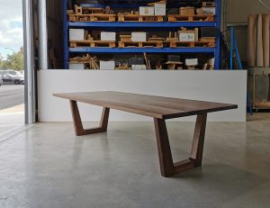 Clairault Dining Table- Handcrafted in Solid American Walnut