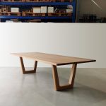 Clairault Dining Table. Handcrafted in Solid American Oak 2800 x 1200 x 740mm Square edge to top.