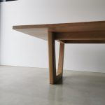 Clairault Dining Table. Handcrafted in Solid American Oak 2800 x 1200 x 740mm
