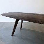 3000 x 1200mm Custom Designed Dining Table in Solid American Walnut for a private client in Pepermint Grove, Perth Western Australia