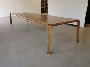 Araluen Dining Table. 4000 x 1100 x 740mm, American Oak with a Hard wax/Oil finish