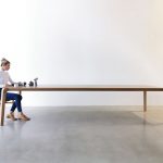 Araluen Dining Table. 3500 x 1100 x 740mm, American Oak with a Hard wax/Oil finish