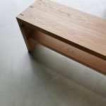 Oak Dovetail Bench with Keyed Dovetails and Shelf