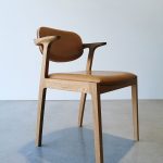 Kinross Dining Chair. Handcrafted in Solid American Oak with Verona Leather