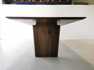 Morey Dining Table. Handcrafted in solid American Walnut. 3000 x 1100 x 740mm