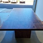 Walnut Live Edge Dining Table. Rare, book matched American Walnut Slabs