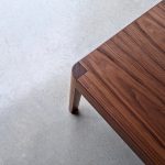 Custom Irvine Coffee Table. 1400 x 1400 x 400mm Handcrafted in American Walnut