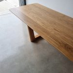 Custom Dining Table for the private Dining Room- Aalia, Sydney. Collaboration with Matt Darwon