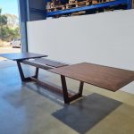 Botanical Extension Dining Table. 2800 (extending to 3500) x 1200 x 740mm. Handcrafted in American Walnut. Made to order and customisable.