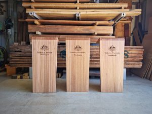 Designed and Handcrafted in Tasmanian Oak, for the Australian Embassy in Washington DC 2022