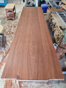 Made from book matched Ancient Jarrah Slabs