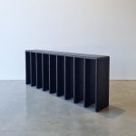 Millipede Console. Handcrafted in Ancient, Ebonised Jarrah 2000 x 350 x 820mm